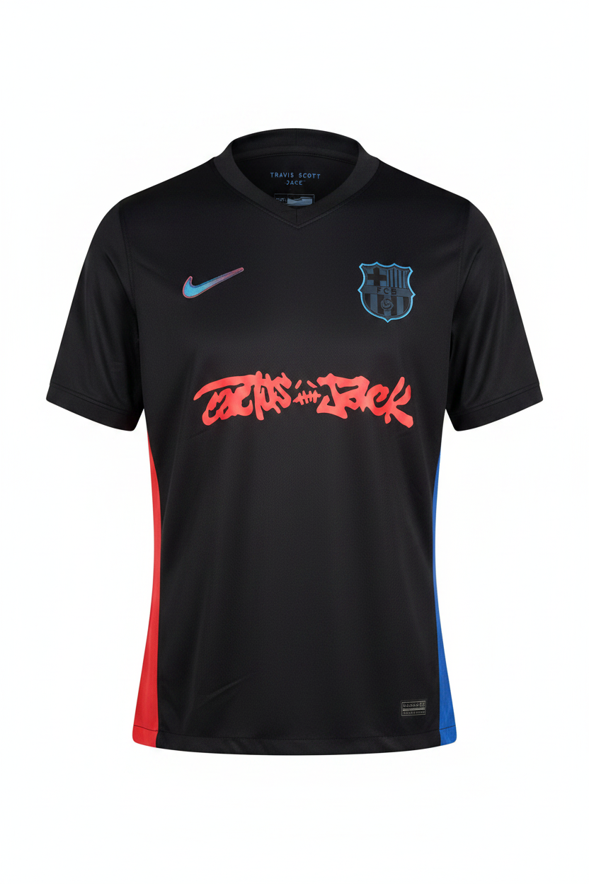 Camiseta Barça x Travis Scott - Frontal